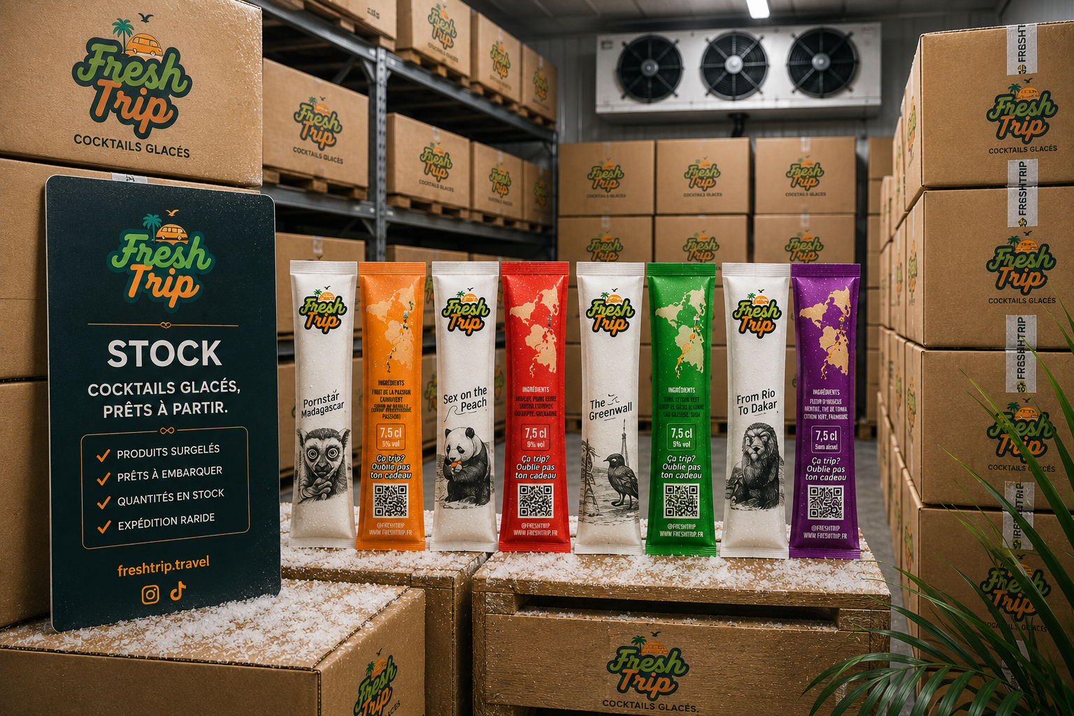 Je souhaite simplement un stock FreshTrip