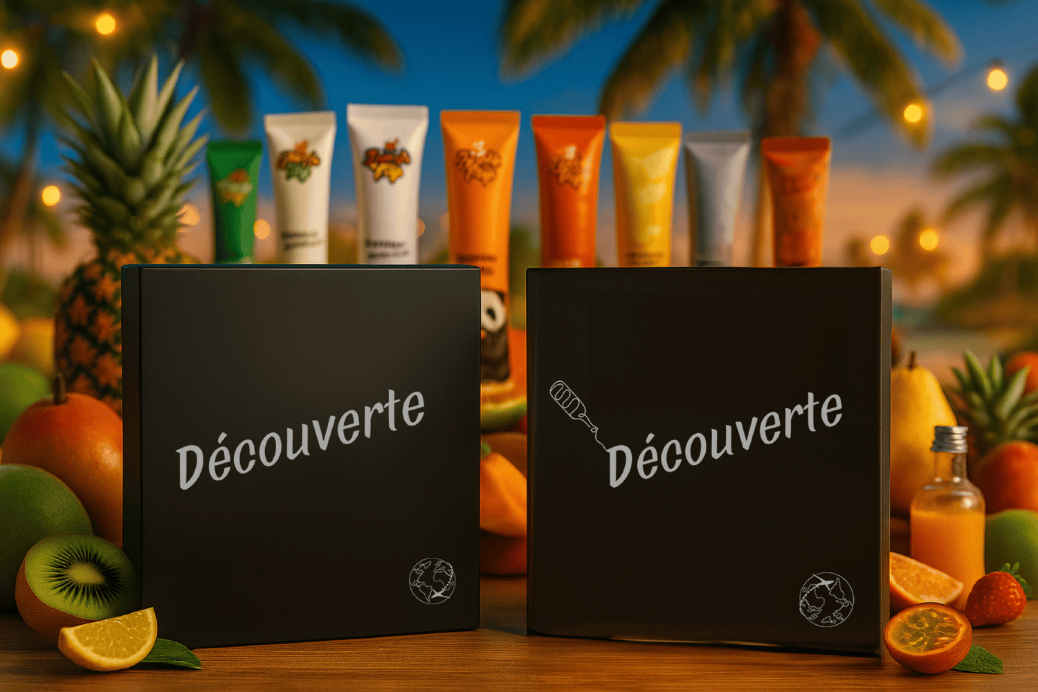 Box découvertes contenant l'ensemble des recettes Freshtrip